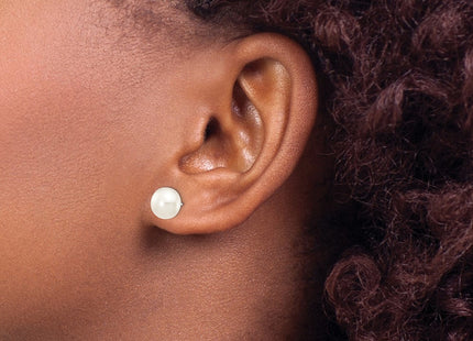 14k White Gold Earrings Style XW70BW - Classique Jewelry Inc.