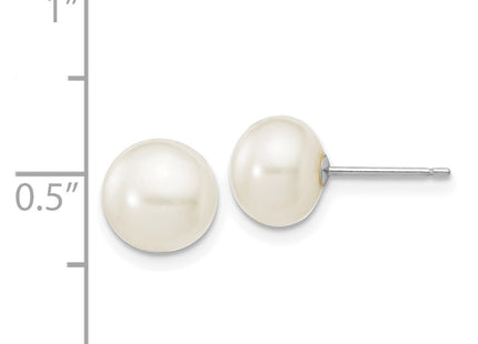 14k White Gold Earrings Style XW70BW - Classique Jewelry Inc.