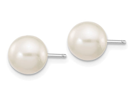 14k White Gold Earrings Style XW70PW - Classique Jewelry Inc.