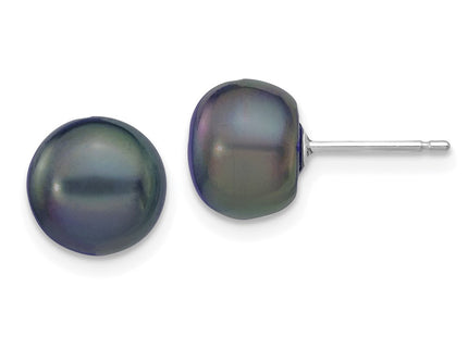 14k White Gold Earrings Style XW80BB - Classique Jewelry Inc.