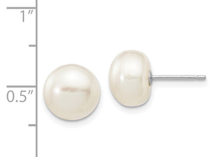 14k White Gold Earrings Style XW80BW - Classique Jewelry Inc.