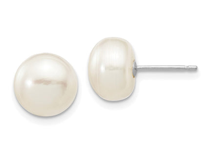 14k White Gold Earrings Style XW80BW - Classique Jewelry Inc.