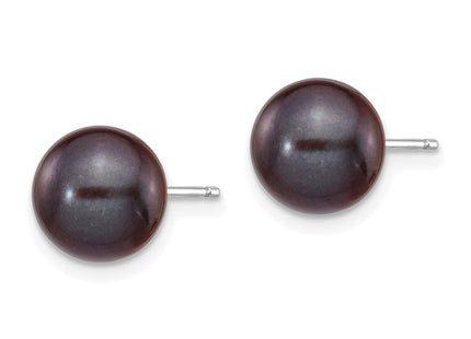 14k White Gold Earrings Style XW80PB - Classique Jewelry Inc.