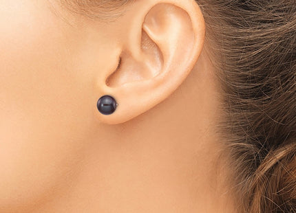 14k White Gold Earrings Style XW80PB - Classique Jewelry Inc.