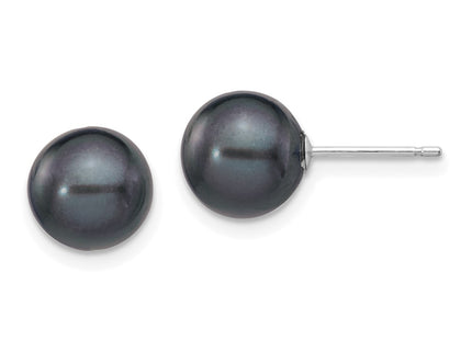 14k White Gold Earrings Style XW80PB - Classique Jewelry Inc.