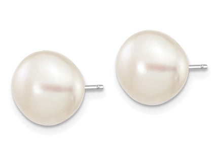 14k White Gold Earrings Style XW90BW - Classique Jewelry Inc.