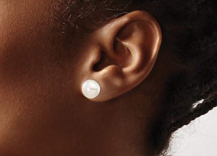 14k White Gold Earrings Style XW90BW - Classique Jewelry Inc.