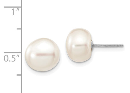 14k White Gold Earrings Style XW90BW - Classique Jewelry Inc.