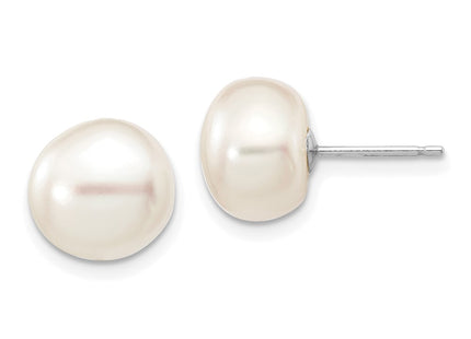 14k White Gold Earrings Style XW90BW - Classique Jewelry Inc.