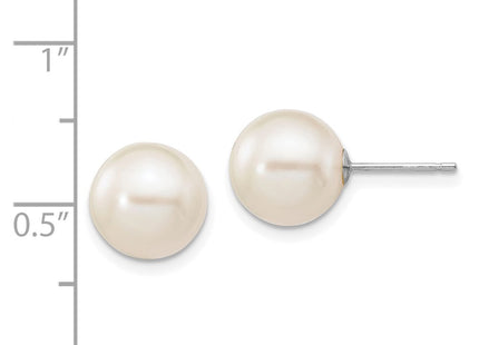 14k White Gold Earrings Style XW90PW - Classique Jewelry Inc.