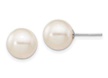 14k White Gold Earrings Style XW90PW - Classique Jewelry Inc.