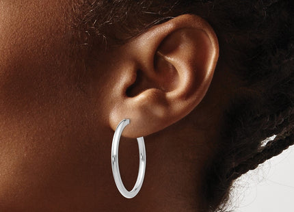 14k White Gold Earrings Style XWE136 - Classique Jewelry Inc.