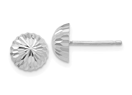 14k White Gold Earrings Style XWE207 - Classique Jewelry Inc.