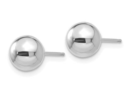 14k White Gold Earrings Style XWE324 - Classique Jewelry Inc.