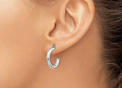 14k White Gold Earrings Style XWJ6 - Classique Jewelry Inc.