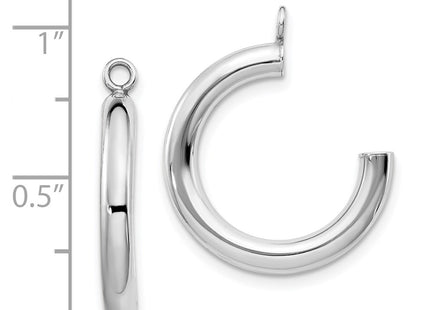 14k White Gold Earrings Style XWJ6 - Classique Jewelry Inc.