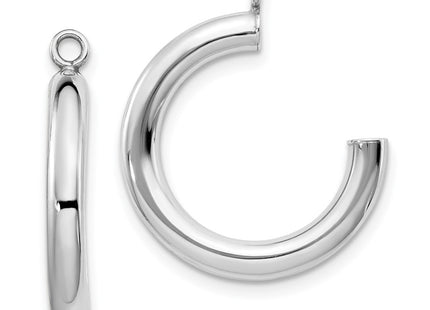 14k White Gold Earrings Style XWJ6 - Classique Jewelry Inc.