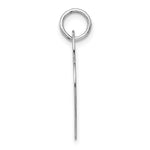 14K White Gold Large Engravable Heart, 25 x 18mm (35) view