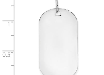14K white gold disc pendants & charm, another view