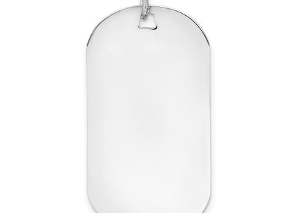 14K white gold disc pendants & charm