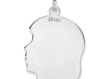 14k White Gold Jewelry Style XWM66 - Classique Jewelry Inc.