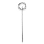 14K White Gold Large Engravable Heart, 29.3 x 21.3mm view
