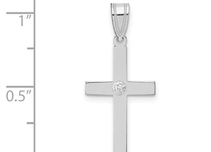 14k White Gold Pendants Style XWR37 - Classique Jewelry Inc.