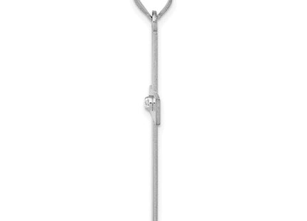 14k White Gold Pendants Style XWR41 - Classique Jewelry Inc.