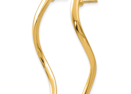 14k Yellow Gold Earrings Style XY1011 - Classique Jewelry Inc.