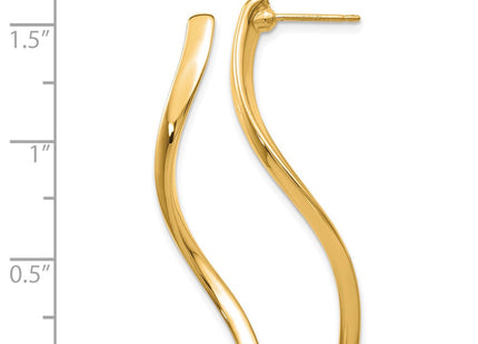 14k Yellow Gold Earrings Style XY1011 - Classique Jewelry Inc.