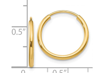14K white gold earrings, further view