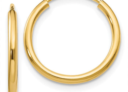 14K white gold earrings