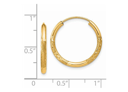 14k Yellow Gold Earrings Style XY1177 - Classique Jewelry Inc.