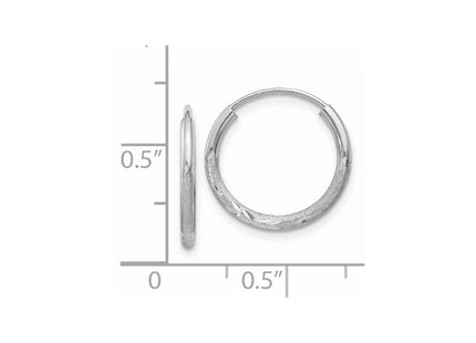 14k White Gold Earrings Style XY1197 - Classique Jewelry Inc.