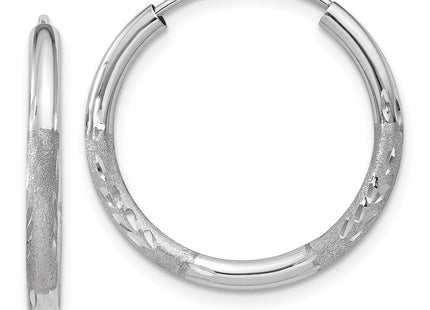 14k White Gold Earrings Style XY1201 - Classique Jewelry Inc.