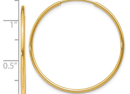 14k Endless Hoop Earring (Style XY1206)