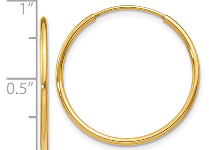 14k Endless Hoop Earring (Style XY1207)