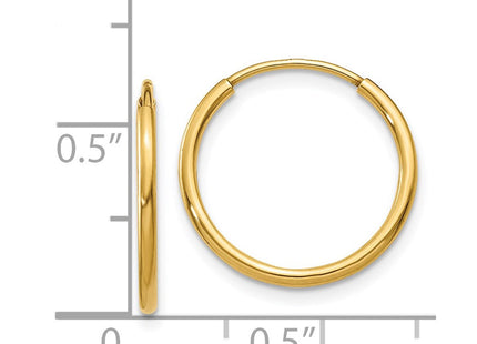 14k Endless Hoop Earring (Style XY1209)