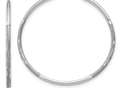 14k White Gold Earrings Style XY1216W - Classique Jewelry Inc.