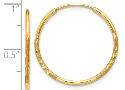 14k Yellow Gold Earrings Style XY1217 - Classique Jewelry Inc.