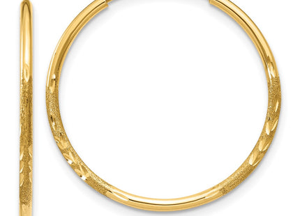 14k Yellow Gold Earrings Style XY1217 - Classique Jewelry Inc.