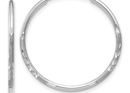 14k White Gold Earrings Style XY1217W - Classique Jewelry Inc.