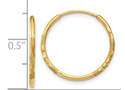 14k Yellow Gold Earrings Style XY1218 - Classique Jewelry Inc.