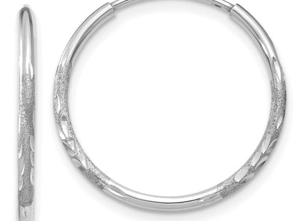 14k White Gold Earrings Style XY1218W - Classique Jewelry Inc.
