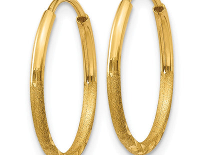 14k Yellow Gold Earrings Style XY1219 - Classique Jewelry Inc.