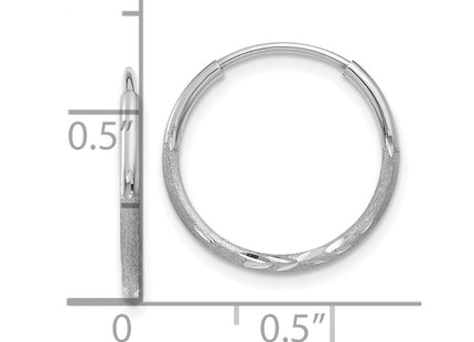 14k White Gold Earrings Style XY1219W - Classique Jewelry Inc.