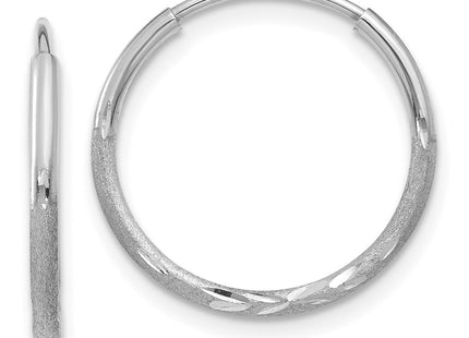 14k White Gold Earrings Style XY1219W - Classique Jewelry Inc.