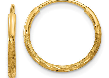 14k Yellow Gold Earrings Style XY1220 - Classique Jewelry Inc.