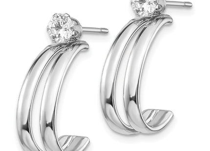 14k White Gold Earrings Style XY1228 - Classique Jewelry Inc.