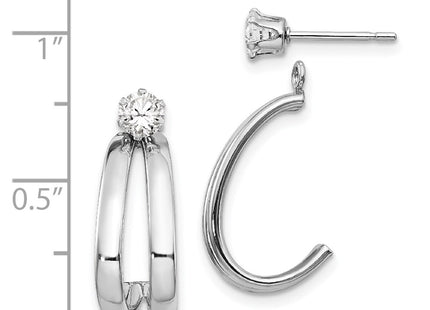 14k White Gold Earrings Style XY1228 - Classique Jewelry Inc.